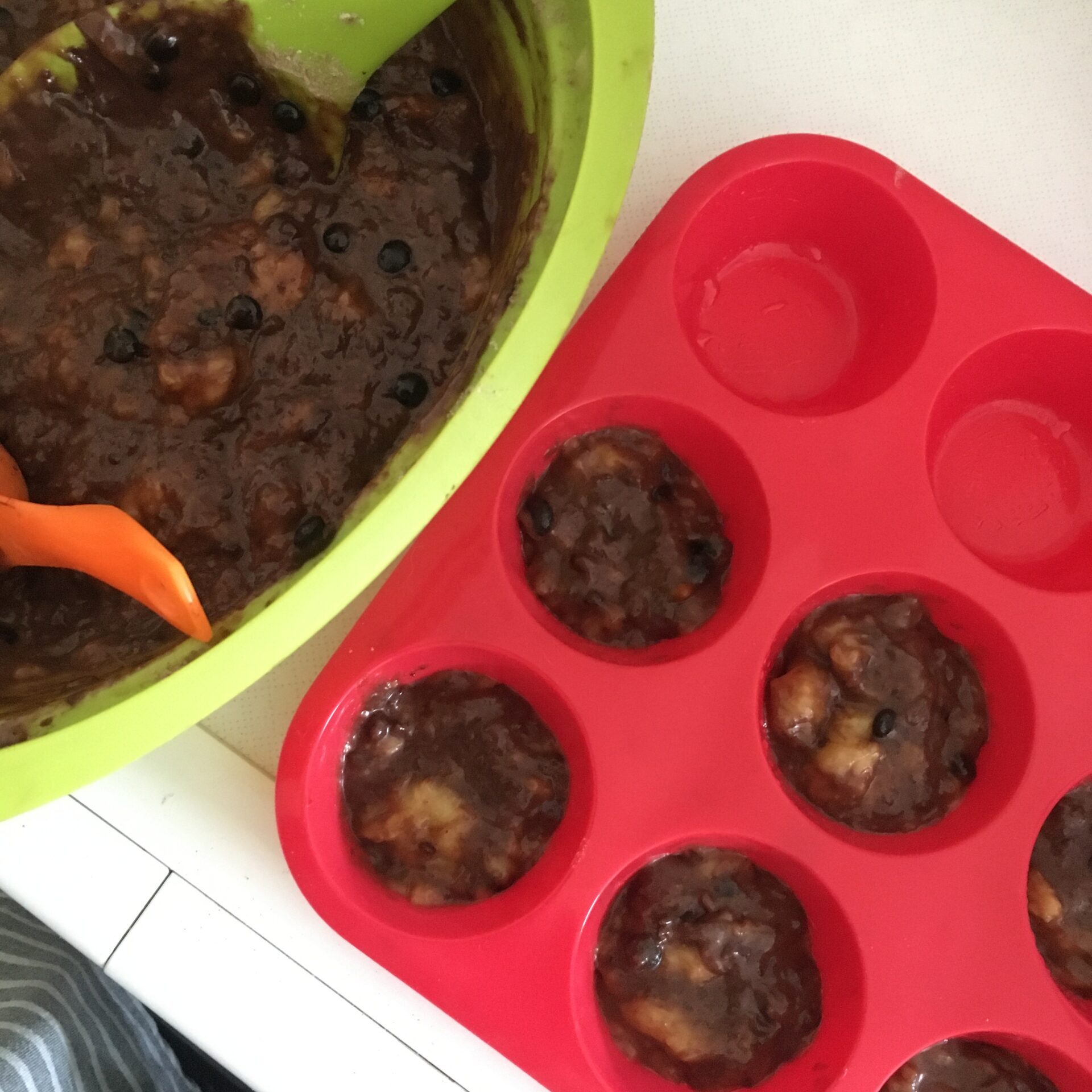 Dibikin ala-ala choco muffin, anak-anak suka banget!